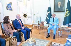 Minister for Foreign and European Affairs of the Republic of Croatia, H.E. Dr. Gordan Grlic Radman calls on Prime Minister Muhammad Shehbaz Sharif.