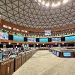 A view of the 9th OIC Ministerial Conference on Women, held under the theme 'Socio-Economic and Political Empowerment of Women in the OIC Countries: Challenges and Way Forward,' hosted by the Government of Pakistan under the auspices of the Ministry of Human Rights at the Convention Centre