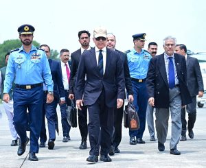 Prime Minister Muhammad Shehbaz Sharif departs for one day official visit to Iran.