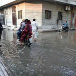 Stagnant sewage water remains accumulated in the Bibi Pak Daman area, causing severe inconvenience to residents and highlighting the need for immediate attention from the concerned authorities