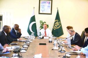 Federal Minister Dr. Musadik Malik Meets UN Assistant Secretary-General Mr. Mohamed Yahya.