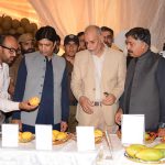 Commissioner Multan Division, Amir Kareem Khan visiting stall during the Mango and Dates Festival 2026 at Muhammad Nawaz Sharif University of Agriculture (MNSUA)