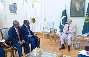 Candidate for the Position of United Nations Secretary-General, Mr. Macky Sall calls on Prime Minister Muhammad Shehbaz Sharif.