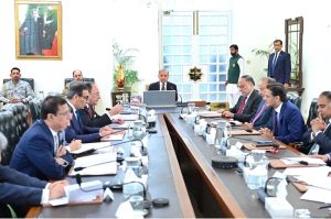 Prime Minister Muhammad Shehbaz Sharif chairs a meeting regarding rightsizing and improving efficiency of the Federal Government