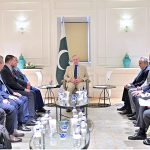Prime Minister Muhammad Shehbaz Sharif meeting with a business delegation of Albayrak Group led by its Chairman Mr. Ahmet Albayrak