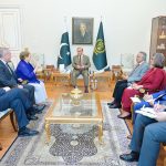Ms. Michelle Bachelet, candidate for the position of the UN Secretary General, called on Prime Minister Muhammad Shehbaz Sharif
