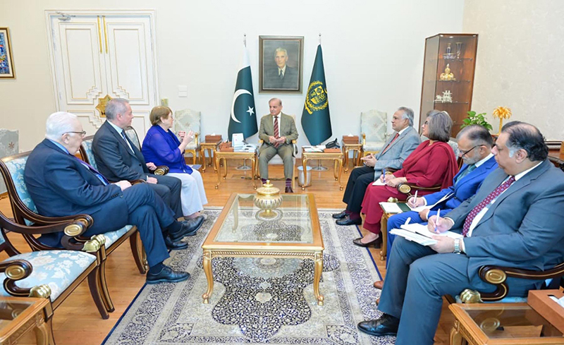 Ms. Michelle Bachelet, candidate for the position of the UN Secretary General, called on Prime Minister Muhammad Shehbaz Sharif