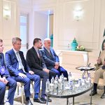 Prime Minister Muhammad Shehbaz Sharif meeting with a business delegation of Albayrak Group led by its Chairman Mr. Ahmet Albayrak