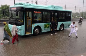 CDA workers clean a drainage nullah along Srinagar Highway as a precautionary measure to ensure the smooth flow of rainwater, prevent urban flooding, and minimize the risk of emergencies during the ongoing monsoon season in the federal capital.