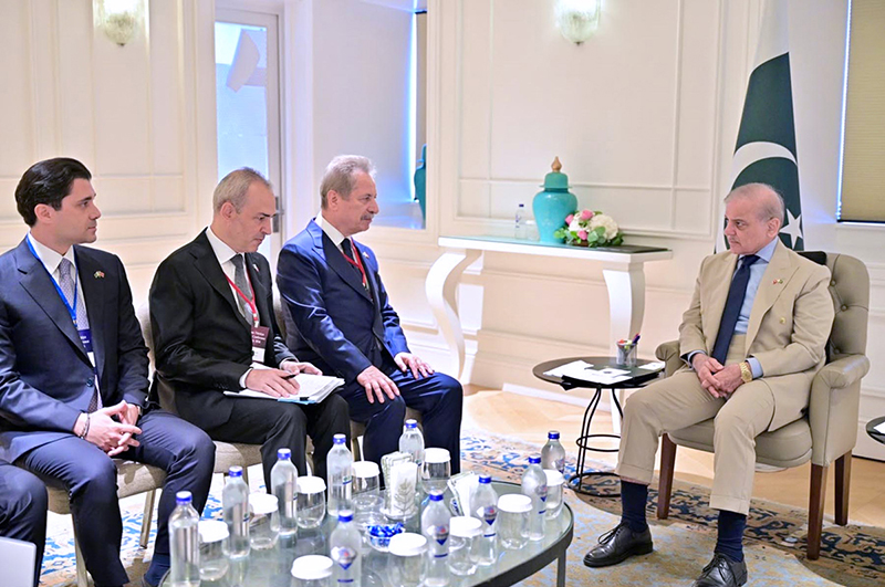 Prime Minister Muhammad Shehbaz Sharif meeting with a delegation of Çalık Holding led by the Group's Chairman Mr. Ahmet Çalık