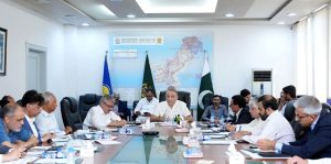A high-level meeting of National Highway Authority Chaired by Federal Minister for Communications Abdul Aleem Khan.