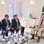 Prime Minister Muhammad Shehbaz Sharif meeting with a delegation of Turkcell led by its Chief Executive Officer Mr. Ali Taha Koç