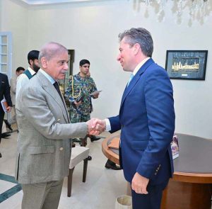 United Nations Under-Secretary-General for Humanitarian Affairs and Emergency Relief Coordinator Tom Fletcher called on Prime Minister Muhammad Shehbaz Sharif.
