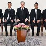Hon'ble Chief Justice of Pakistan, in a group photo with the delegation of Punjab Bar Council at Supreme Court of Pakistan