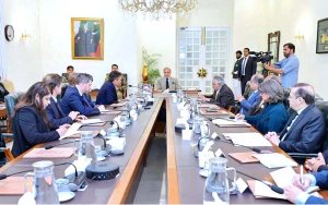 United Nations Under-Secretary-General for Humanitarian Affairs and Emergency Relief Coordinator Tom Fletcher called on Prime Minister Muhammad Shehbaz Sharif.