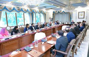 Prime Minister Muhammad Shehbaz Sharif chairs a review meeting on Population development and stabilization.