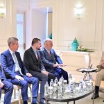Prime Minister Muhammad Shehbaz Sharif meeting with a business delegation of Albayrak Group led by its Chairman Mr. Ahmet Albayrak