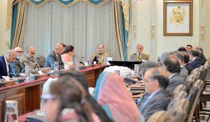 Prime Minister Muhammad Shehbaz Sharif chairs a meeting regarding the launch of Al- based Prime Minister's Office System (PMOS).