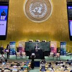 Chairman Prime Minister's Youth Programme, Rana Mashood Ahmed Khan addresses the UN event "One World, One Game, One Goal: Football as a catalyst for Youth Mental Health and well-being