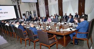 Sindh Chief Minister Syed Murad Ali Shah presides over a Google Gemini Artificial Intelligence (AI) training programme for his cabinet members at CM House.