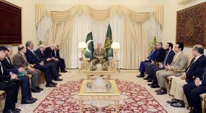 Interior Minister of Iran H.E. Iskander Momeni called on Prime Minister Muhammad Shehbaz Sharif.