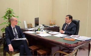 Mr. Sam Waldock, Development Director at the United Kingdom's Foreign, Commonwealth & Development Office (FCDO), calls on Federal Minister for Economic Affairs Ahad Cheema.