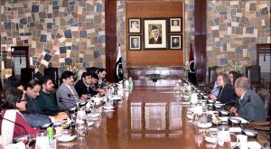 Sindh Chief Minister Syed Murad Ali Shah meets World Bank country Director Ms. Bolormaa Amgaabazar at the CM House to review progress, implementation challenges and next steps under the Karachi water and Sewerage services Improvement Project (KWSSIP)