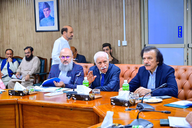 Federal Minister for Board of Investment Qaiser Ahmed Sheikh chaired the 12th meeting of the Cabinet Committee on Regulatory Reforms (CCoRR), along with Special Assistant to the Prime Minister (SAPM) on Industries and Production, Haroon Akhtar Khan, and the Federal Minister for Commerce, Jam Kamal Khan