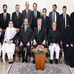 Honorable Chief Justice of Pakistan Mr. Justice Yahya Afridi in a group photo with the participants of the Judicial Fellowship Programme, comprising judicial officers from across Pakistan, at the Supreme Court of Pakistan