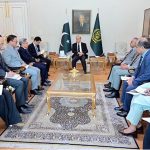 H.E. Mr. Jiang Zaidong, Ambassador of the People's Republic of China, called on Prime Minister Muhammad Shehbaz Sharif at the Prime Minister House