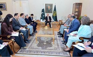 H.E. Mr. Jiang Zaidong, Ambassador of the People's Republic of China, called on Prime Minister Muhammad Shehbaz Sharif at the Prime Minister House