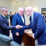 A delegation of Polio Oversight Board calls on Prime Minister Muhammad Shehbaz Sharif