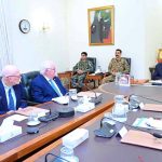 A delegation of Polio Oversight Board calls on Prime Minister Muhammad Shehbaz Sharif