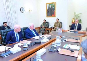 A delegation of Polio Oversight Board calls on Prime Minister Muhammad Shehbaz Sharif