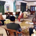First Lady, Bibi Asifa Bhutto Zardari, MNA, in a meeting with the Ambassador of the Republic of Indonesia to Pakistan, Mr. Chandra Warsenanto Sukotjo, at Bilawal House
