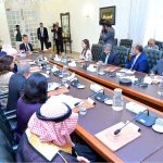 A delegation of Polio Oversight Board calls on Prime Minister Muhammad Shehbaz Sharif