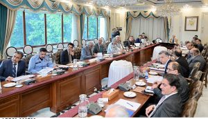 Prime Minister Muhammad Shehbaz Sharif chairs a meeting on matters related to Power Division.