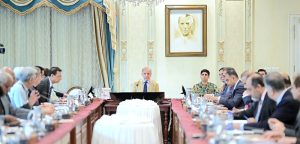 Prime Minister Muhammad Shehbaz Sharif chairs a meeting on matters related to Power Division.