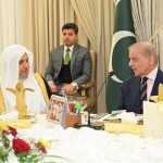 Secretary General of the Muslim World League (MWL), Sheikh Dr. Mohammad bi. Abdulkarim Al-Issa calls on Prime Minister Muhammad Shehbaz Sharif