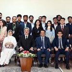The Hon'ble Chief Justice of Pakistan, Mr. Justice Yahya Afridi, in group photo with delegation of the URAAN Overseas Pakistanis Summer Scholars Programme 2026, a flagship initiative of the Government of Pakistan under the Youth Ki URAAN Programme, at Supreme Court