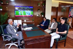 Federal Minister for National Food Security and Research, Rana Tanveer Hussain chairs a high-level meeting with a Chinese delegation to discuss strengthening bilateral cooperation in the livestock sector and promoting Pakistan's meat exports to China.