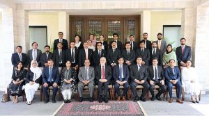 Chairman NAB, Lt. Gen. (R) Nazir Ahmed in group photo with 3rd batch of Judges of Islamabad Judiciary at 3rd Orientation Session on AML at PACA