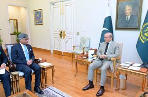 Secretary General of the South Asian Association of Regional Cooperation, Ambassador Md. Golan Sarwar calls on Prime Minister Muhammad Shehbaz Sharif