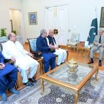 Former Chief Minister of Balochistan and Member of Balochistan Assembly Abdul Malik Baloch calls on Prime Minister Muhammad Shehbaz Sharif