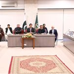 Speaker National Assembly Sardar Ayaz Sadiq met with delegation of lawyers from the Hyderabad High Court Bar Association at Parliament House in the federal capital