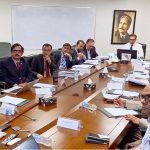 Adviser to the Prime Minister on Privatisation and Chairman Privatisation Commission, Muhammad Ali chairing the Privatisation Commission Board meeting held in the federal capital