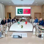 Federal Minister for National Food Security and Research Rana Tanveer Hussain holds a meeting with Ahmed El Bouari, Minister of Agriculture, Fisheries, Rural Development and Forests of the Kingdom of Morocco, to discuss enhancing bilateral cooperation in agriculture, food security, agricultural trade, livestock development, and capacity building