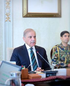 Prime Minister Muhammad Shehbaz Sharif addresses Federal Cabinet Meeting
