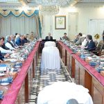 Prime Minister Muhammad Shehbaz Sharif chairs a meeting of the Federal Cabinet