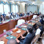 Prime Minister Muhammad Shehbaz Sharif chairs a meeting of the Federal Cabinet